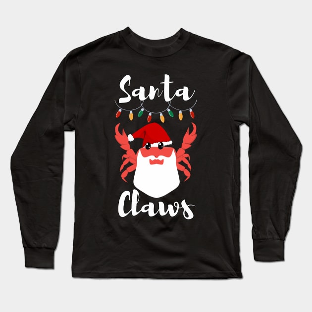 Santa Claws Long Sleeve T-Shirt by Mayank